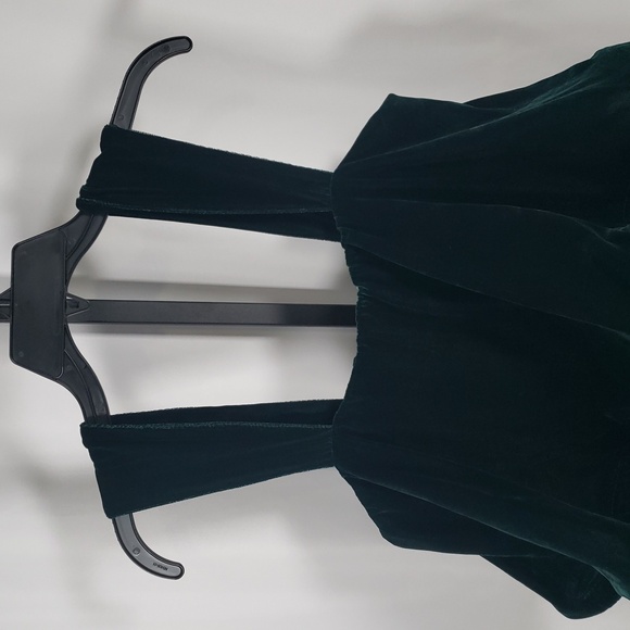 Buru Teagan Deep Green Velvet‎ Convertible Mini to Maxi Dress - SZ XS/S - NWT - Picture 11 of 16